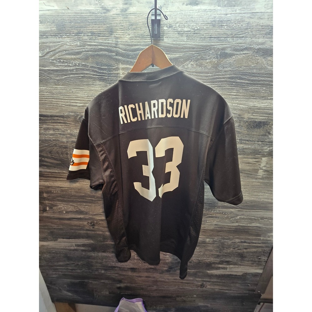 NFL Team Apparel Cleveland Browns Trent Richardson 33 Youth XL Jersey Brown